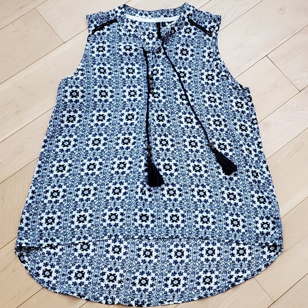 Joe's Collection Women Shirt Blouse Sleeveless Size Medium